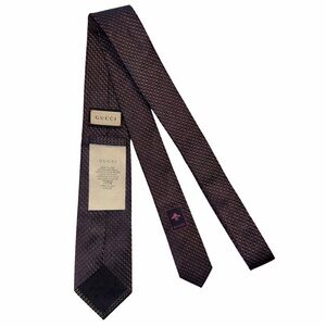 Gucci Silk Necktie Jacquard GG Monogram